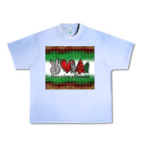 Grape Ice Peace Love Christmas Trees Urban Heavy Tee - Jasminsmagicworld