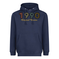 Navy Womens 30 Years Old 1990 Heavyweight Hoodie - Bettercallsaul