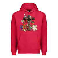 Cardinal He is risen Easter Premium Hoodie - NancyCooperArtShop