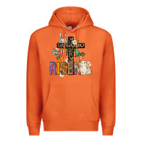 Carrot He is risen Easter Premium Hoodie - NancyCooperArtShop
