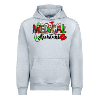 Heather Grey medical assistant christmas Urban Hoodie - OliviaCreatesArt