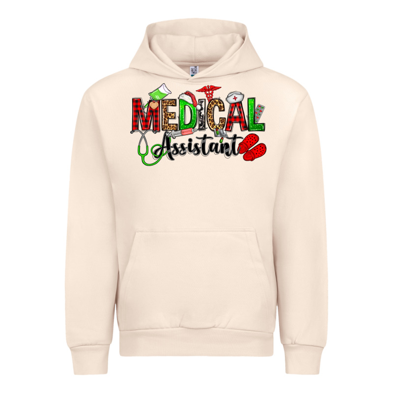 Medical Assistant Christmas Urban Hoodie by OliviaCreatesArt | Teevron