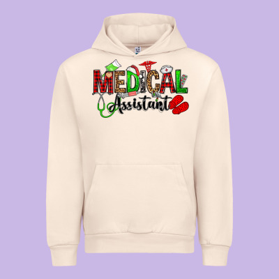 Medical Assistant Christmas Urban Hoodie Designed By Oliviacreatesart