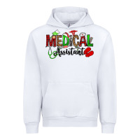 White medical assistant christmas Urban Hoodie - OliviaCreatesArt