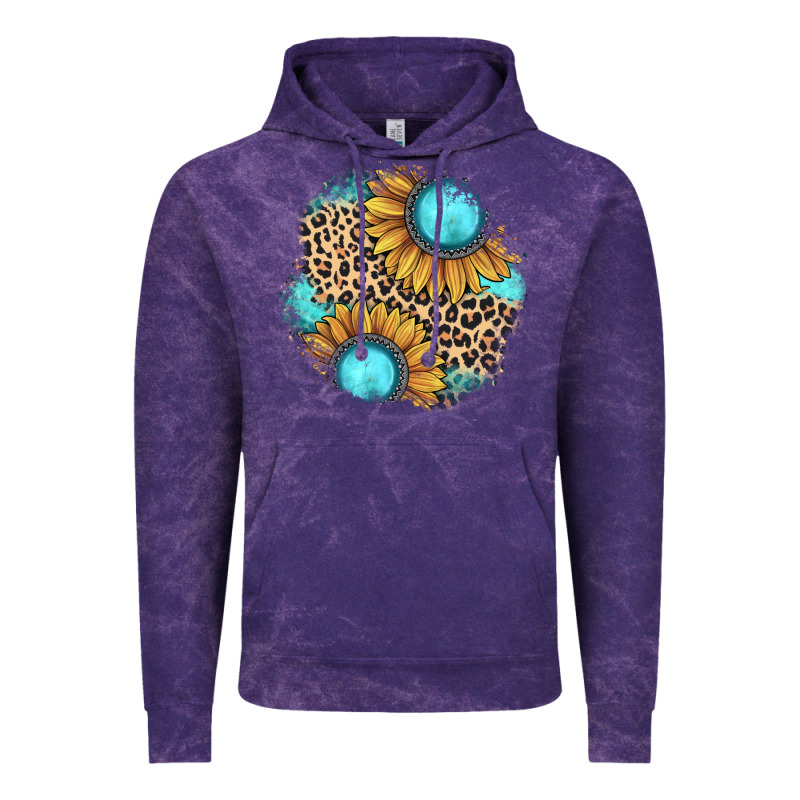 Gemstone Leopard Patch Vintage Hoodie by JahusDesignShop | Teevron
