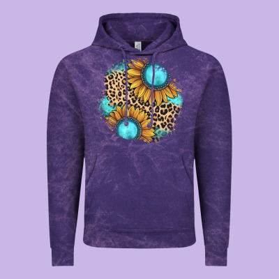 Gemstone Leopard Patch Vintage Hoodie Designed By Jahusdesignshop
