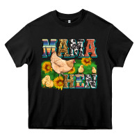 Black mama hen Heavy Core Tee - Zillion Design Studio