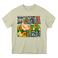 Mossy mama hen Heavy Core Tee - Zillion Design Studio