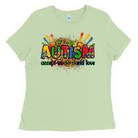 Matcha autism accept understand love Ladies Tee - Zillion Design Studio