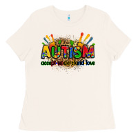 Autism Accept Understand Love Ladies Tee | Teevron