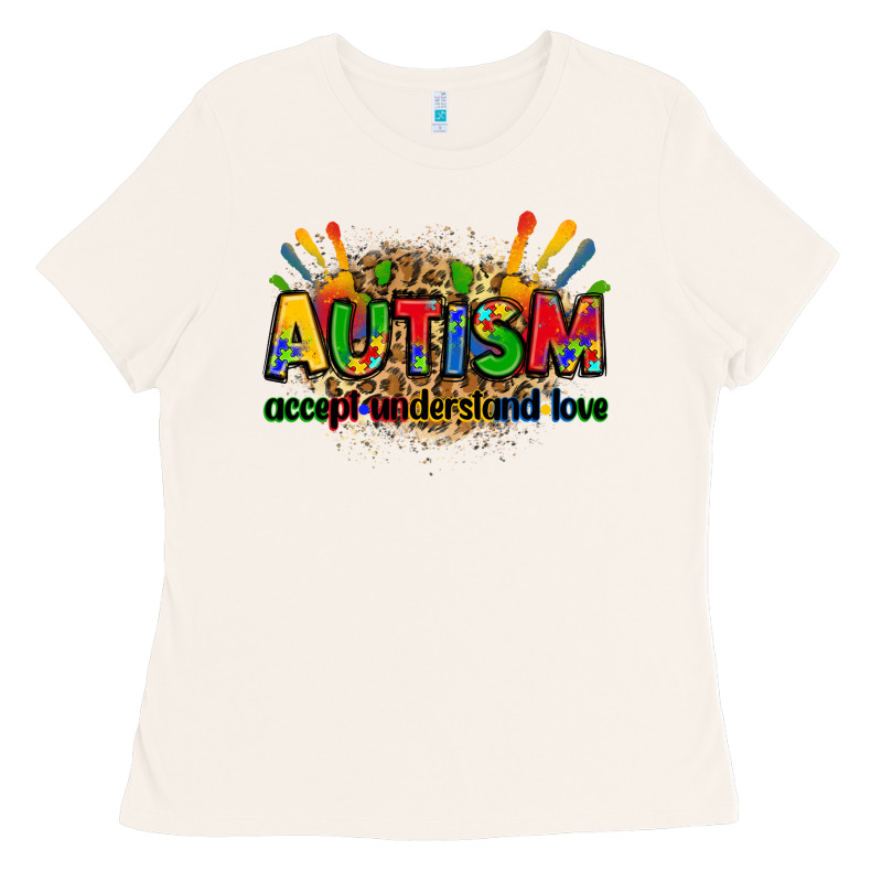 Autism Accept Understand Love Ladies Tee by Zillion Design Studio | Teevron