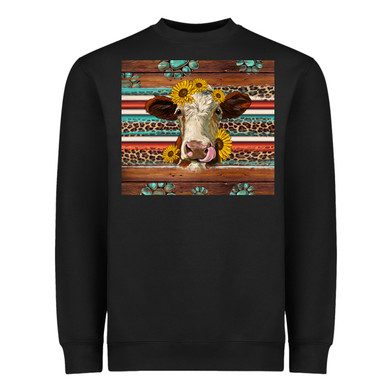 Western Sunflowers Gemstone Heifer Heavyweight Sweatshirt by Jasminsmagicworld | Teevron