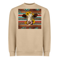 Mushroom western sunflowers gemstone heifer Heavyweight Sweatshirt - Jasminsmagicworld