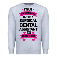 Heather Grey Surgical Dental Assistant Premium Sweatshirt - Bettercallsaul