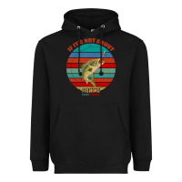 Black If It's Not About Fishing I'm Not Interested Heavyweight Hoodie - Bettercallsaul