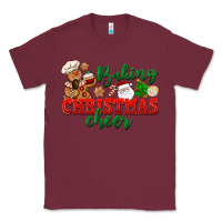 Burgundy Baking Christmas cheer Classic Tee - NancyCooperArtShop