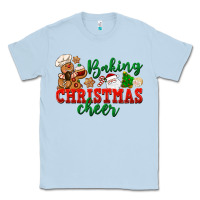 Dusty Blue Baking Christmas cheer Classic Tee - NancyCooperArtShop