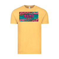 Vintage Mustard pink roses mama of girls license plate Vintage Tee - Artiststas