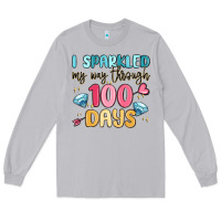 Moon Dust i sparkled my way through 100 days Long Sleeve Tee - MaliasSmallBusiness