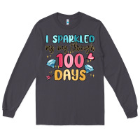 Smoke i sparkled my way through 100 days Long Sleeve Tee - MaliasSmallBusiness