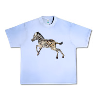 Grape Ice Baby Zebra Urban Heavy Tee - LillyAllenDesigns