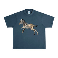 Midnight Navy Baby Zebra Urban Heavy Tee - LillyAllenDesigns