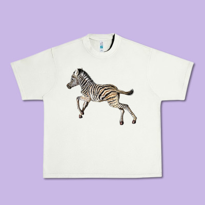 Baby Zebra Urban Heavy Tee Designed By Lillyallendesigns