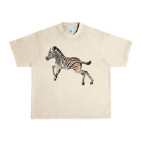 Sandshell Baby Zebra Urban Heavy Tee - LillyAllenDesigns