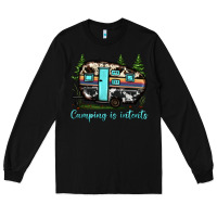 Black camping is intents Long Sleeve Tee - JahusDesignShop