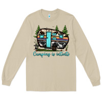 Mushroom camping is intents Long Sleeve Tee - JahusDesignShop