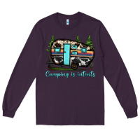 Plum camping is intents Long Sleeve Tee - JahusDesignShop