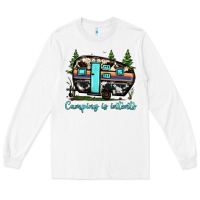 White camping is intents Long Sleeve Tee - JahusDesignShop