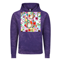 Cloud Purple summer gnome seamless pattern Vintage Hoodie - BundleAndBundleShop