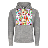 Cloud Rock summer gnome seamless pattern Vintage Hoodie - BundleAndBundleShop