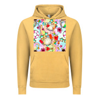 Vintage Mustard summer gnome seamless pattern Vintage Hoodie - BundleAndBundleShop