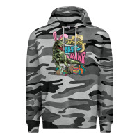 Slate Camo Happy Easter Day T-rex Premium Hoodie - NancyCooperArtShop