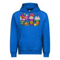 Cobalt mardi gras coffee cups Urban Hoodie - OliviaCreatesArt