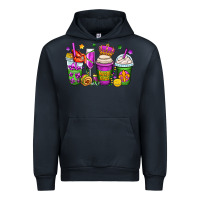 Navy mardi gras coffee cups Urban Hoodie - OliviaCreatesArt