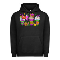 Pigment Black mardi gras coffee cups Urban Hoodie - OliviaCreatesArt