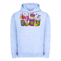Pigment Grape Ice mardi gras coffee cups Urban Hoodie - OliviaCreatesArt