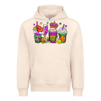Sandshell mardi gras coffee cups Urban Hoodie - OliviaCreatesArt