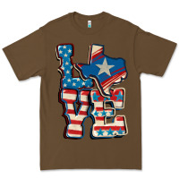 Cacao Love Texas  4th of july Premium Tee - CowGirlArtShop