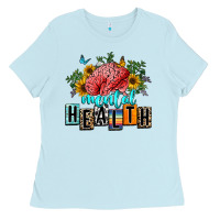 Baby Blue mental health Ladies Tee - texasbilliewilder