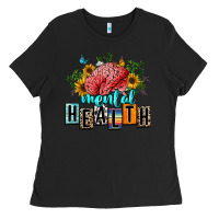 Black mental health Ladies Tee - texasbilliewilder