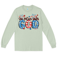Matcha one nation under god Long Sleeve Tee - MaliasSmallBusiness