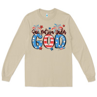 Mushroom one nation under god Long Sleeve Tee - MaliasSmallBusiness