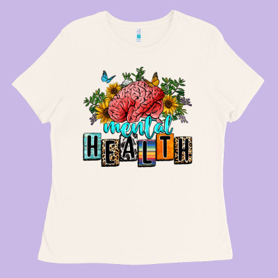 Mental Health Ladies Tee Designed By Texasbilliewilder