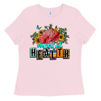 Bubblegum Pink mental health Ladies Tee - texasbilliewilder