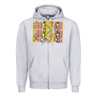 Heather Grey Easter Brushstrokes Zipper Hoodie - BundleAndBundleShop
