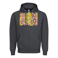 Smoke Easter Brushstrokes Zipper Hoodie - BundleAndBundleShop